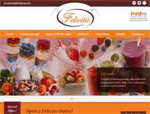 Tablet Screenshot of felicitafoods.com